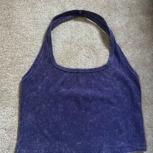 Women's Purple Halter Top